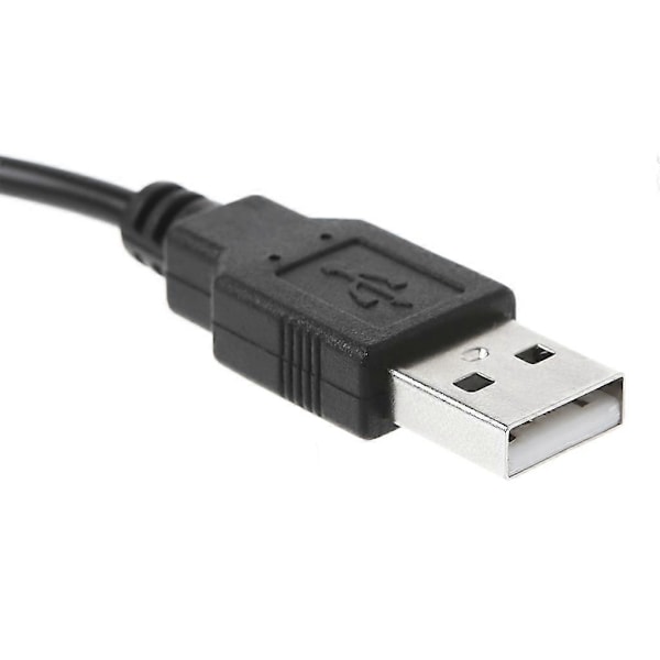 1,2 m / 3,94 fot 2-i-1 USB-datakabel Ladingledning Passer for PSP 2000/3000 Konsoll - Svart