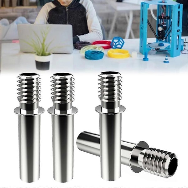 Hele Metal Rustfrit Stål Heatbreak Rør Termiske Tromler Foder Rør til Ender3Neo Exruder 3D Printer Hotend Dysespids