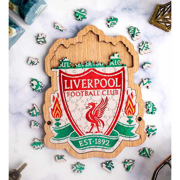 Liverpool träpussel, 100 bitar