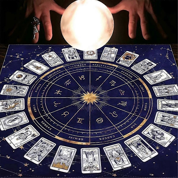 Tarotkort Duk, Spådomskort Matta, Brädspel Duk, Brädspel Dekoration Duk B