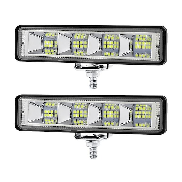 2021 72W LED-ramp Flood Light LED-arbetslampa Vit Körlampa 12V-24V Bilsignallampa Dagtid