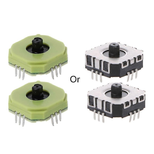 2 kpl/setti 3D analoginen joystick-anturimoduuli potentiometrimoduuli tikku PSP-ohjaimen joystick-potentiometrikytkimelle