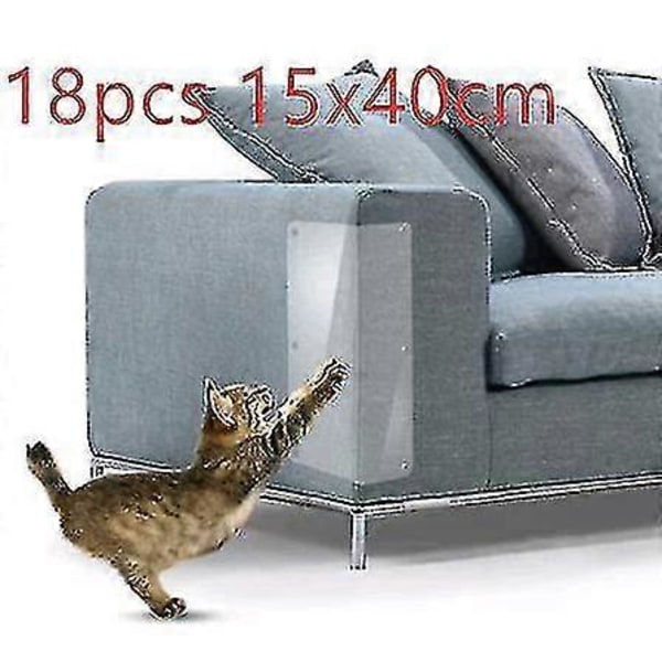 Kattkloskydd för soffa, skyddande dynor (2 st, 15x50 cm)