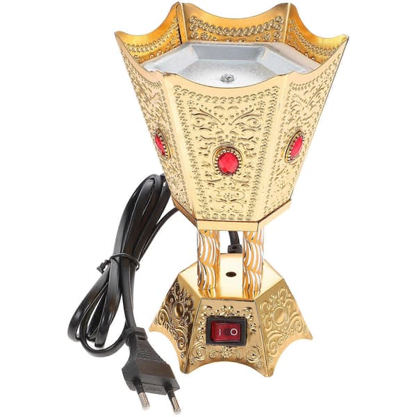 Elektrisk Jern Røgelse Retro Brænder Ornament Røgelse Brænder Metal Håndværk (EU Stik)