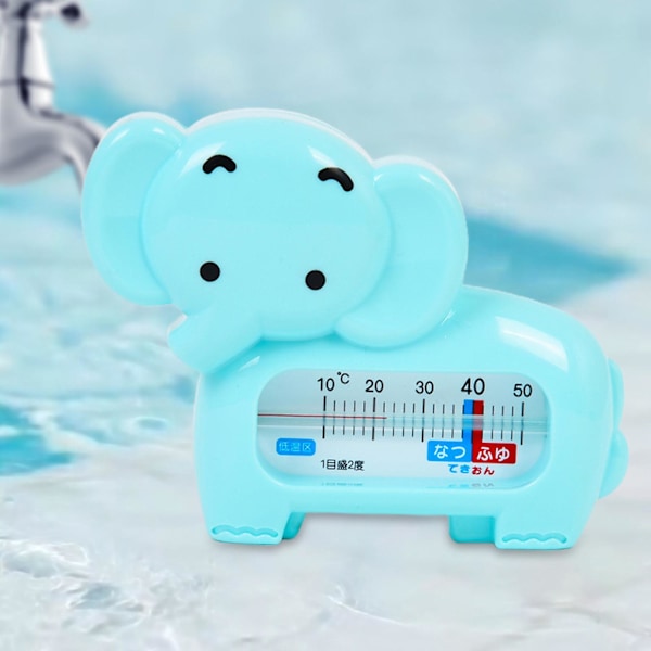 Vattentermometer Cartoon Elefantformad Badleksak Vattentät Digital Termometer Babybadvård för Simbassäng