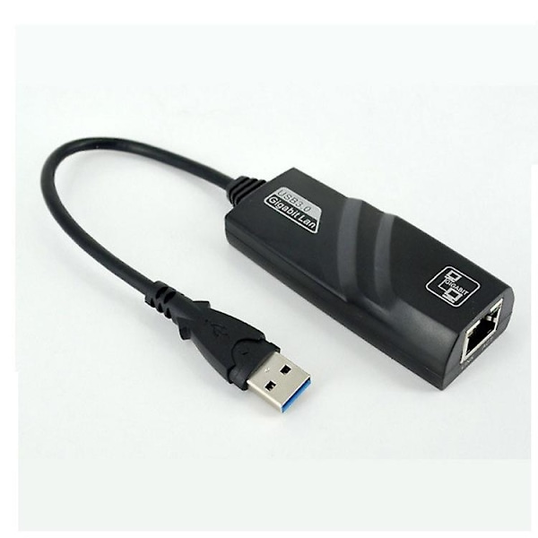 3.0 Gigabit USB nettverkskort USB til RJ45 datamaskin ekstern PC nettbrett USB nettverkskort 3-pakning