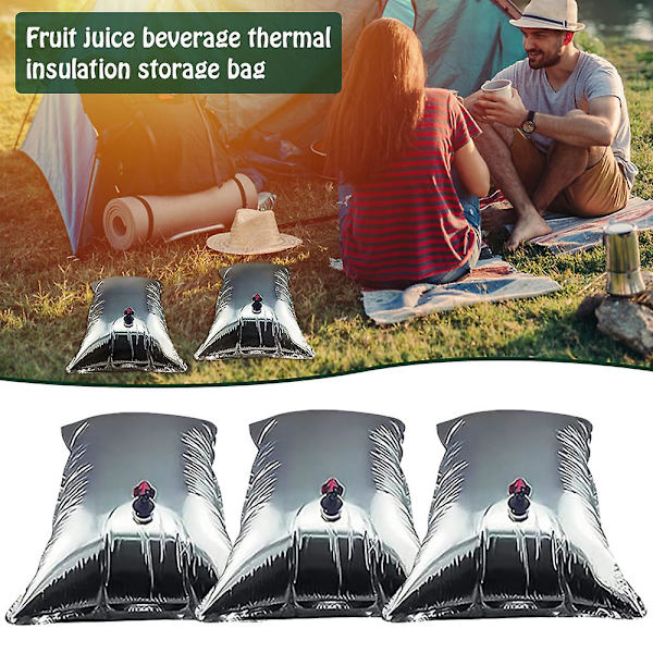 Vannposer 20 Liter Foldbar Kanister BPA-fri Mattrygg Vannpose Ultralett