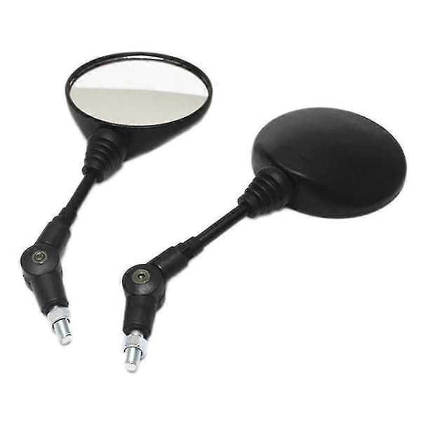 1 par Universal Vikbara Motorcykel Sidospeglar 10mm För Kawasaki Klx250