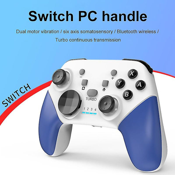 S01 Trådlös Spelkontroll Spelkontroll PC Joystick För Switch Dator TV 6-axlig Somatosensorisk