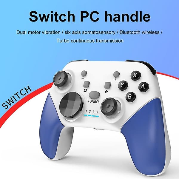 S01 Trådløs Spillkontroll Gamepad Joystick for Switch Datamaskin TV 6-akset Somatosensorisk