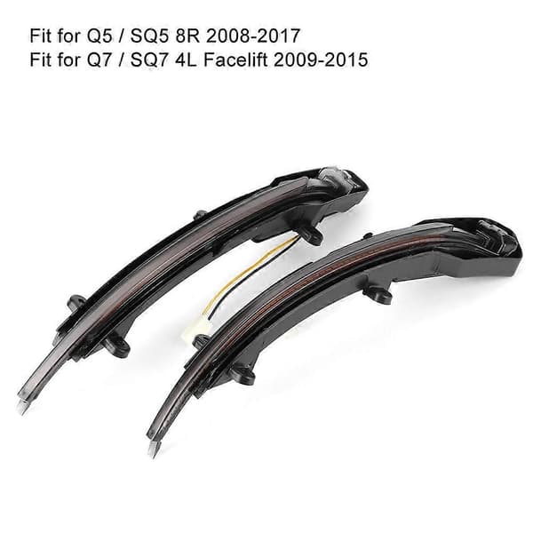 Bakspejlsbackup-spejl Blinklys Dynamisk LED-indikator Passer til Q5 SQ5 8R Q7 SQ7 4L