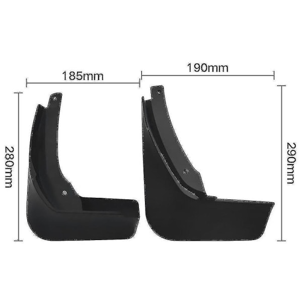Passer til Skoda Superb 2016-2021 Mudflap Stænklapper Autodele