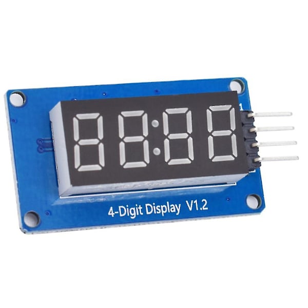 10 st TM1637 LED-displaymodul 4 bit 0,36 tum C Röd Anod Digitalrör Seriell Drivrutin Platta F