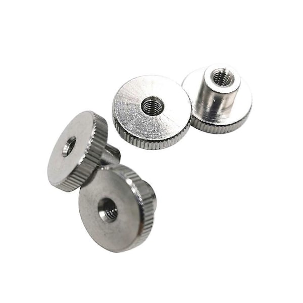 Høy friksjon 4 stk. rillete muttere for Voron 3D-skriver Stabilitet DIY Rillet mutter Øker friksjon 3D-utskriftstilbehør