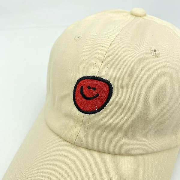 Kasket Kvinder Vitalitet Sød Smil Broderi Forår Og Efterår Casual Baseball Cap Mænd (Sort)