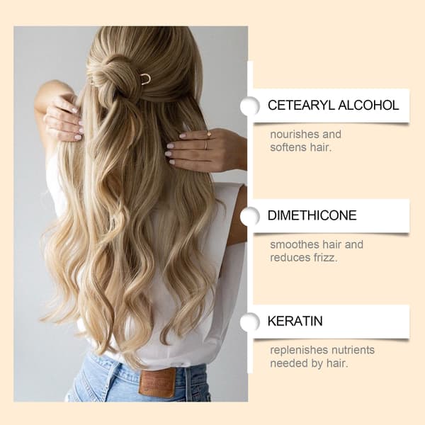 Keratinbalsam, egnet for tørt hår