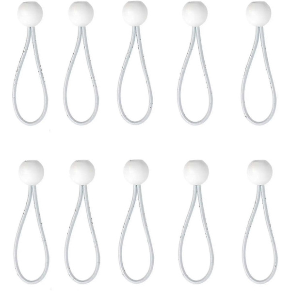 50 st Elastic Bollspännare, Tarpspännare för Paviljong, Camping, Tältlinor, Gardinförlängningssele, 10 cm