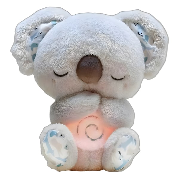 Soothing Koala Bear, Sleeping Otter, Anxiety Relief Koala, Breathing Otter, Portable Plush Toy with Music, Lights and Rhythmic Breathing Exercises