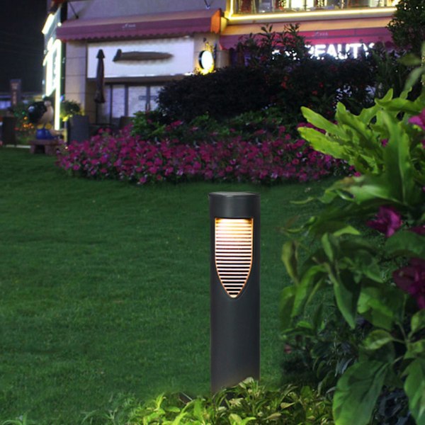 Sollampa för leverans imorgon, gräsmatta, trädgård, dekorativ, stickkontakt, villa, landskap, cylinder, LED-lampa