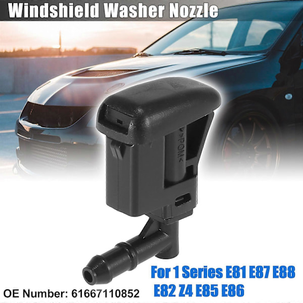 Til - 1 Serie E81 E87 E88 E82 Z4 E85 E86 Forrude Sprinklerdyse Jet Forrude Ny 616