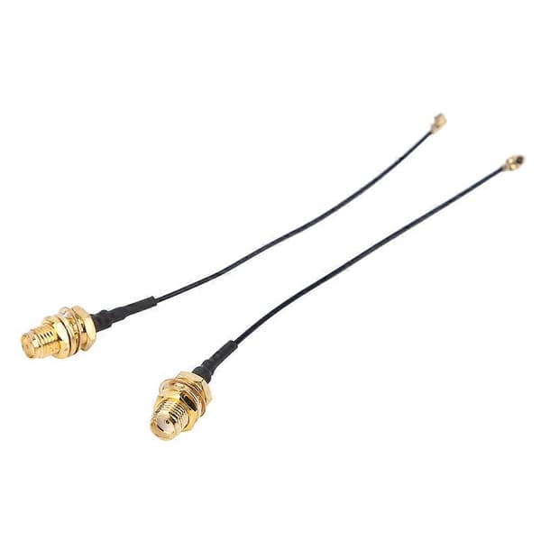 10 stk. SMA til IPX (U.FL) Forlængerkabel Antenne Feeder Sensor Ansigtsgenkendelse 10 cm