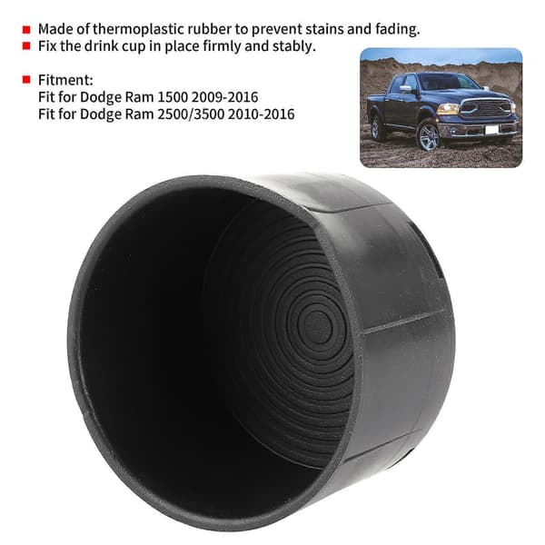 Gummibelagte Koppbægerindsatser - Reservedel til Dodge Ram 1500/2500/3500