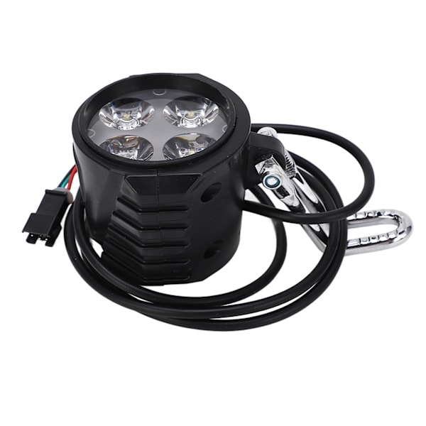 10 Tommers Elektrisk Sparkesykkel Frontlykt Universal 12-72V 2 i 1 Elektrisk Sykkel Horn Frontlykt for Sykkeltilbehør