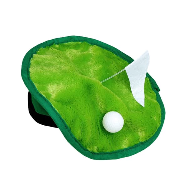Golfkasketter, golfbaretter, festkostumer og tilbehør med golfflag