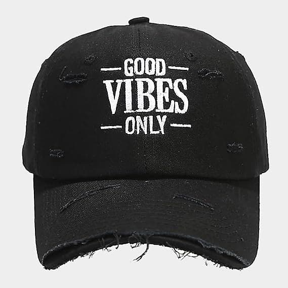 Retro vasket distressed baseballcaps justerbar bomullshatt for menn og kvinner