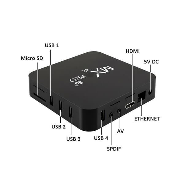 TV-BOKS MXQPRO Hisilicon Android 11.1 HD Mediaspiller Android TV Set-Top Box