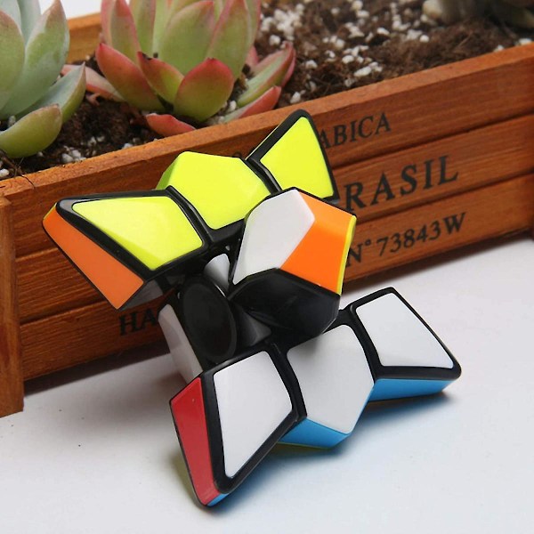 Spinner Fidget Leksak Fidget Spinner Kub 1X3X3 Hastighetskub 2.8 tum Klisterfri Mjuk Kub Pussel Spinner 2 i 1 Fidget Pussel Hjärnteaser Snurrande Till