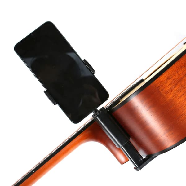 Svart gitartelefonklips, 39-tommers, 40-tommers, 41-tommers gitartelefonholder, klassisk folkegitartelefonstativ.