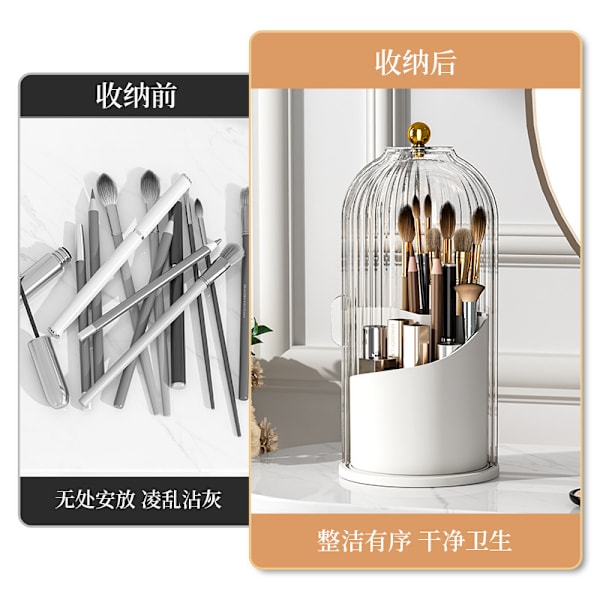 Fuglebur penholder organizer, roterende makeup børsteholder