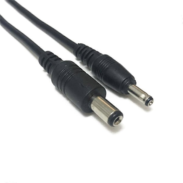 5,5x2,1 mm Hanplugg till 3,5x1,35 mm Hanplugg CCTV DC-strömkabel Adaptersladd för Olika Elektroniska Enheter