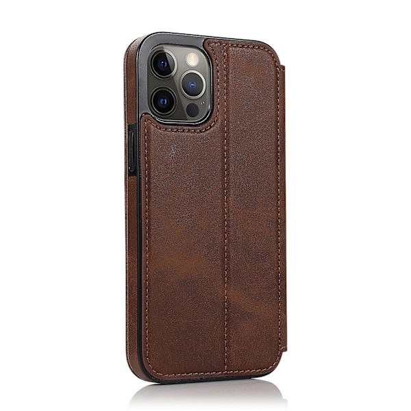 SHIELDON Fodral för iPhone 13 Pro Max, Läderplånboksfodral, Stötsäkert Skal med Stativ Kortfack, Kompatibelt med iPhone 13 Pro Max
