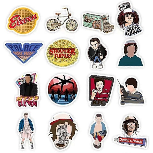 Klistremerker Dekal, Vanntette Vinylklistremerker Pakke for Bumper, Laptop, Skateboard, Vannflaske, Bagasje, Telefon, Graffiti Klistremerker for Voksne 50 stk