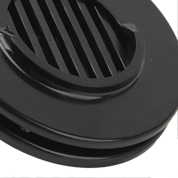 Scupperventilplug Effektiv ABS Enkel Installation Båtavloppsplugg för Yachter Snabbåtar Kajaker Svart