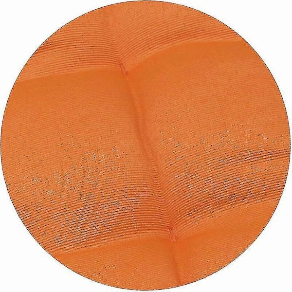 Set med 4 Stolsdynor för Trädgården, 40x40 cm, Orange