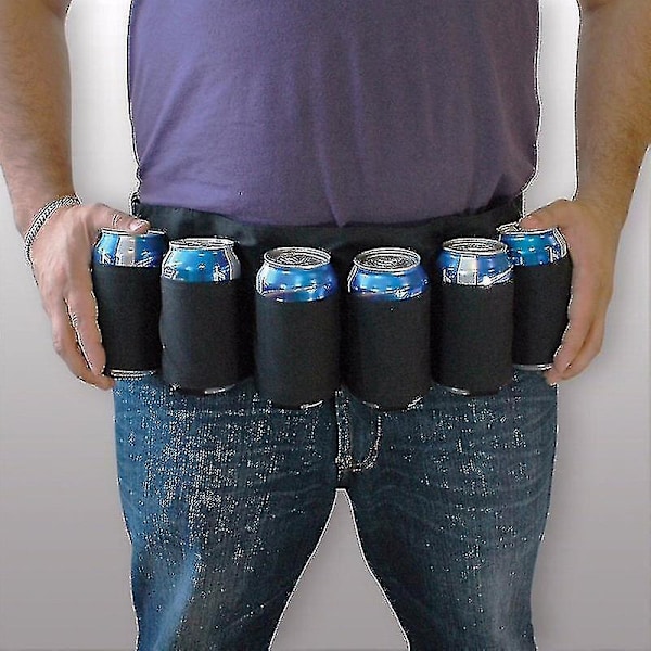 Klatring Camping Vandreture Holster Bærbar Flaske Talje Øl Bæltetaske Praktisk Vin Flasker Drikkevare Dåseholder Hængende Organizer