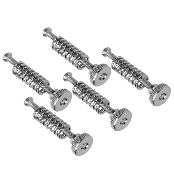 5-pack M3 Skruv Nivelleringsfjäderknappssats Handskruv Fästmutter Kit Rostfritt för 3D DIY-skrivartillbehör
