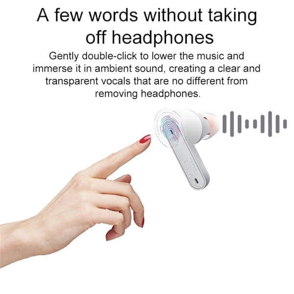 T230NC TWS True Wireless Bluetooth -kuulokkeet, melua vaimentavat urheilu- ja juoksukuulokkeet