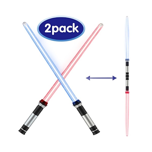 LED Lasersvärd 2-pack - Superpresent