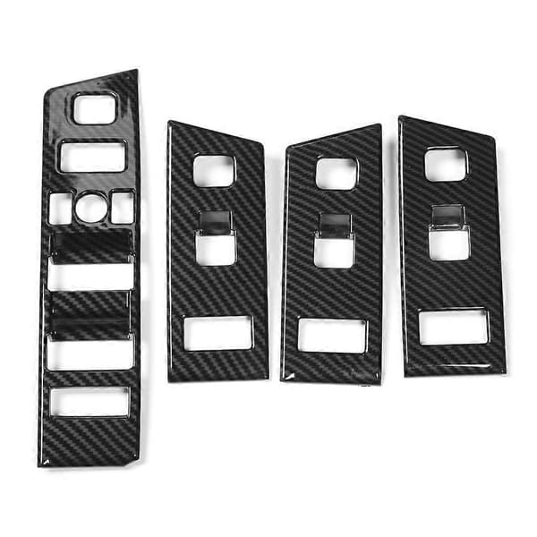 4 stk. Carbonfiber-Style Vinduekontaktpanel Dækslet Trim Passer til Range Rover Evoque L551 2020