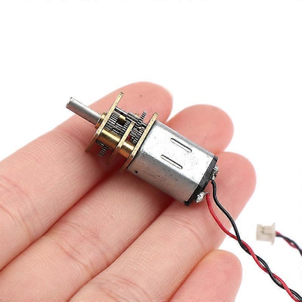 Mikro N20 Vaihteistomoottori Hidas Nopeus Metallivaihteisto Reduktorisähkömoottori DIY Leikki 406028150300110 RPM