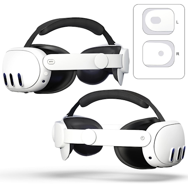 Päänhihna Meta Quest 3:lle, säädettävä mukava päänhihna Oculus Quest 3:lle, irrotettava paineen lisäävä Elite-hihna