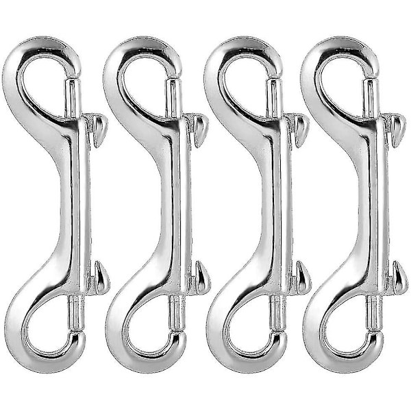 4 Pcs Double Ended Bolt Snap Hooks Double End Duty Snaps Lobster Bolt Snaps