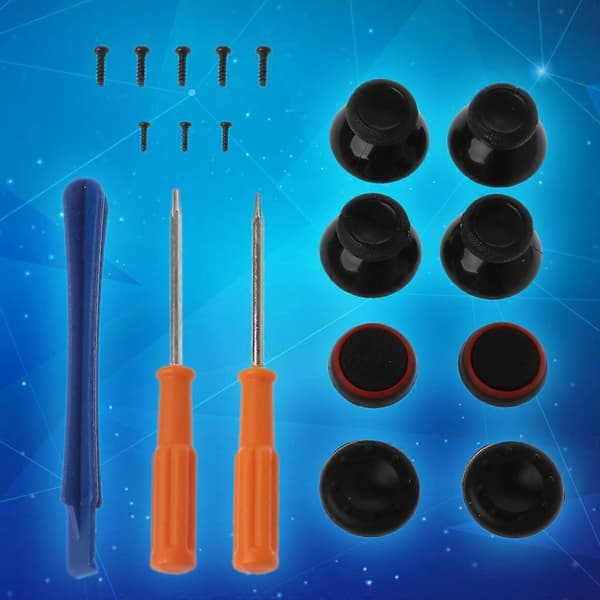 Caps-knapper for joystick, tommelgrep, deksel, erstatning, sopphetter, reparasjon, silikon, lysende, for Xbox One