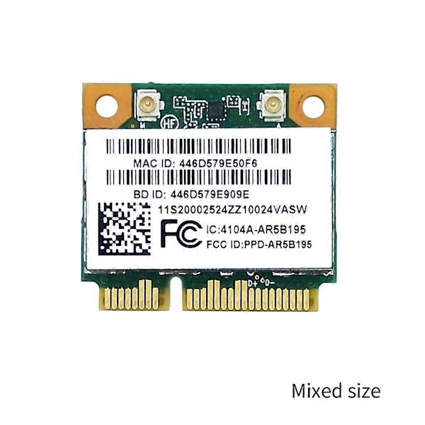 Trådløst nettverkskort for bærbare datamaskiner G480 G580 G780 Y480 Y580 Y570 AR5B195 AR9285 2.4G+Bluetooth3.0-kompatibel