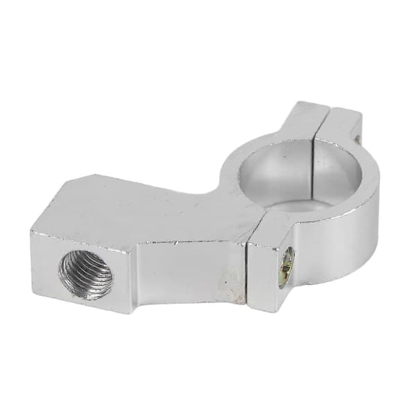 10mm Bakspelspegelhållare Styrfäste Spegeladapterhållare Klämma Silver