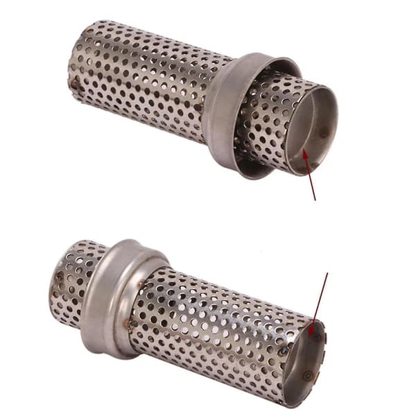 Universal Motorsykkel Eksosdemper med Mesh Lyddemper og Db Killer-Silencer